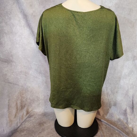 Fyve Elegant Olive Green Women's Top Size Large - Picture 3 of 5